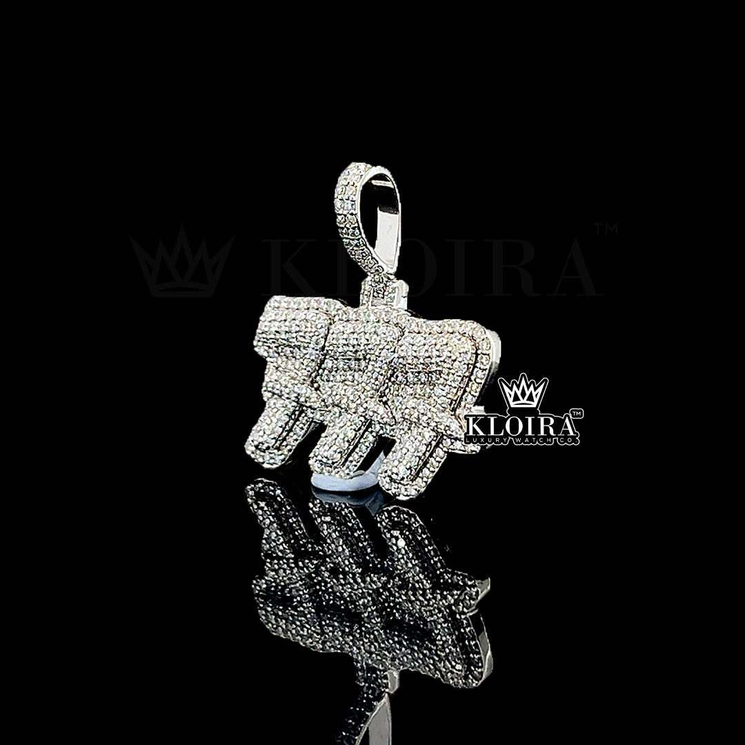 777 Dazzle Pendant Front