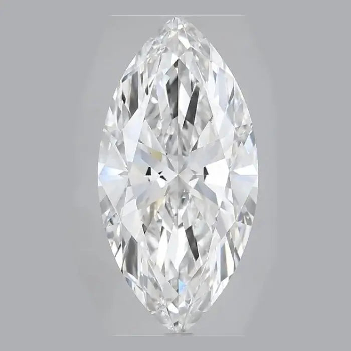 8.00 Carat F VS1 Marquise Lab Diamond Front