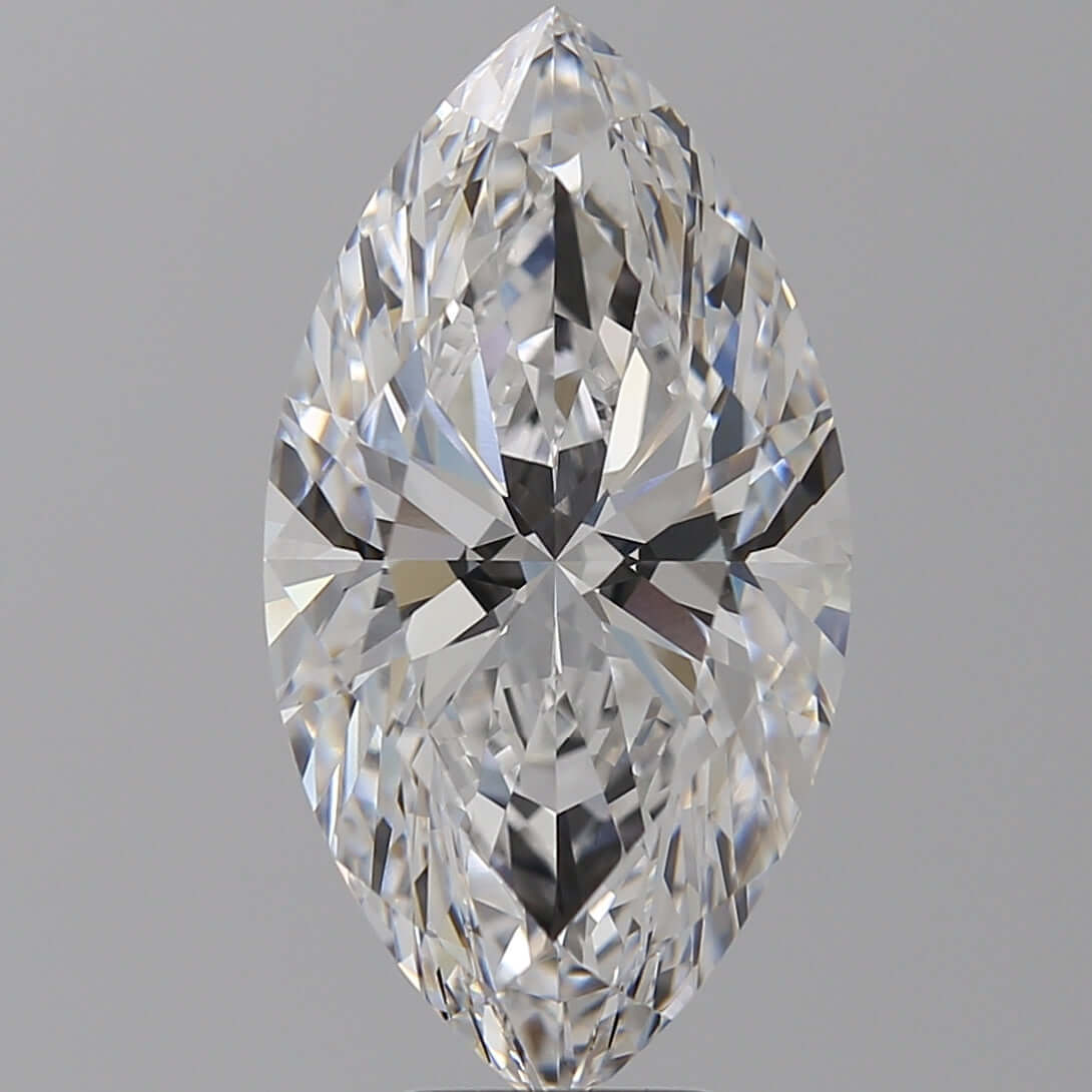 8.02 Carat E VVS1 Marquise Lab Diamond Front