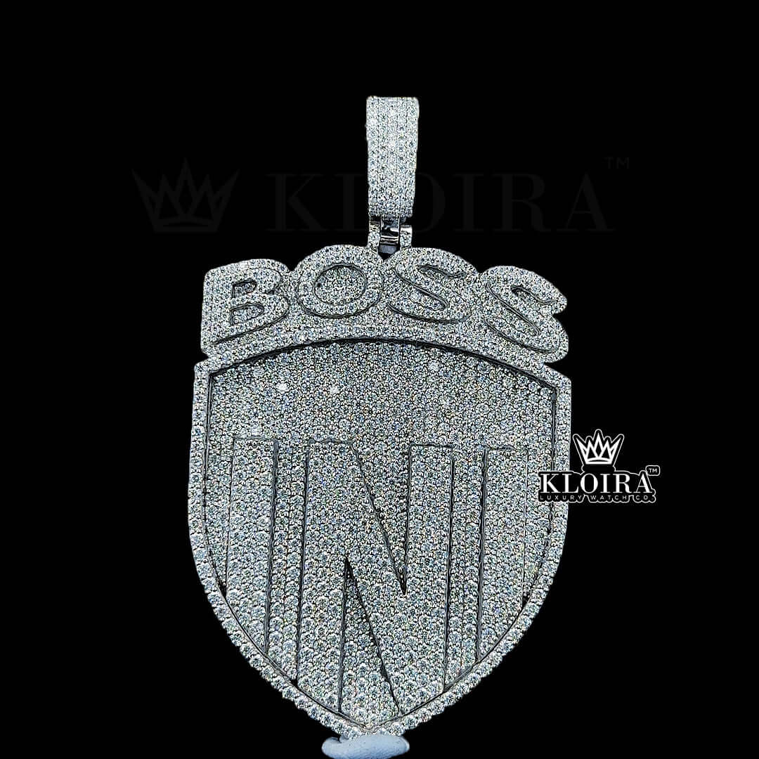 Boss Status Medallion Pendant Front