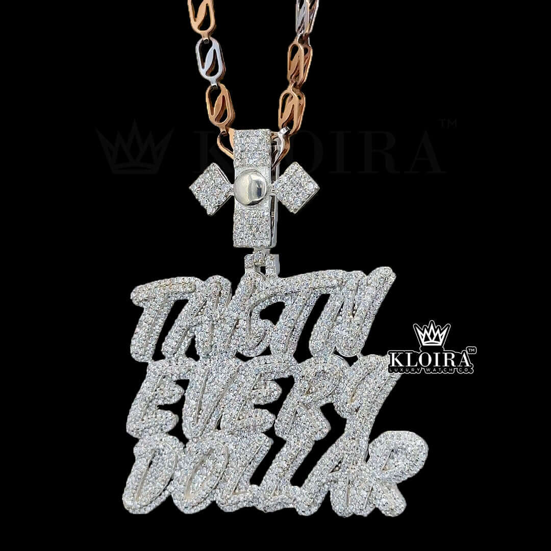 Every Dollar Hustle Pendant Front