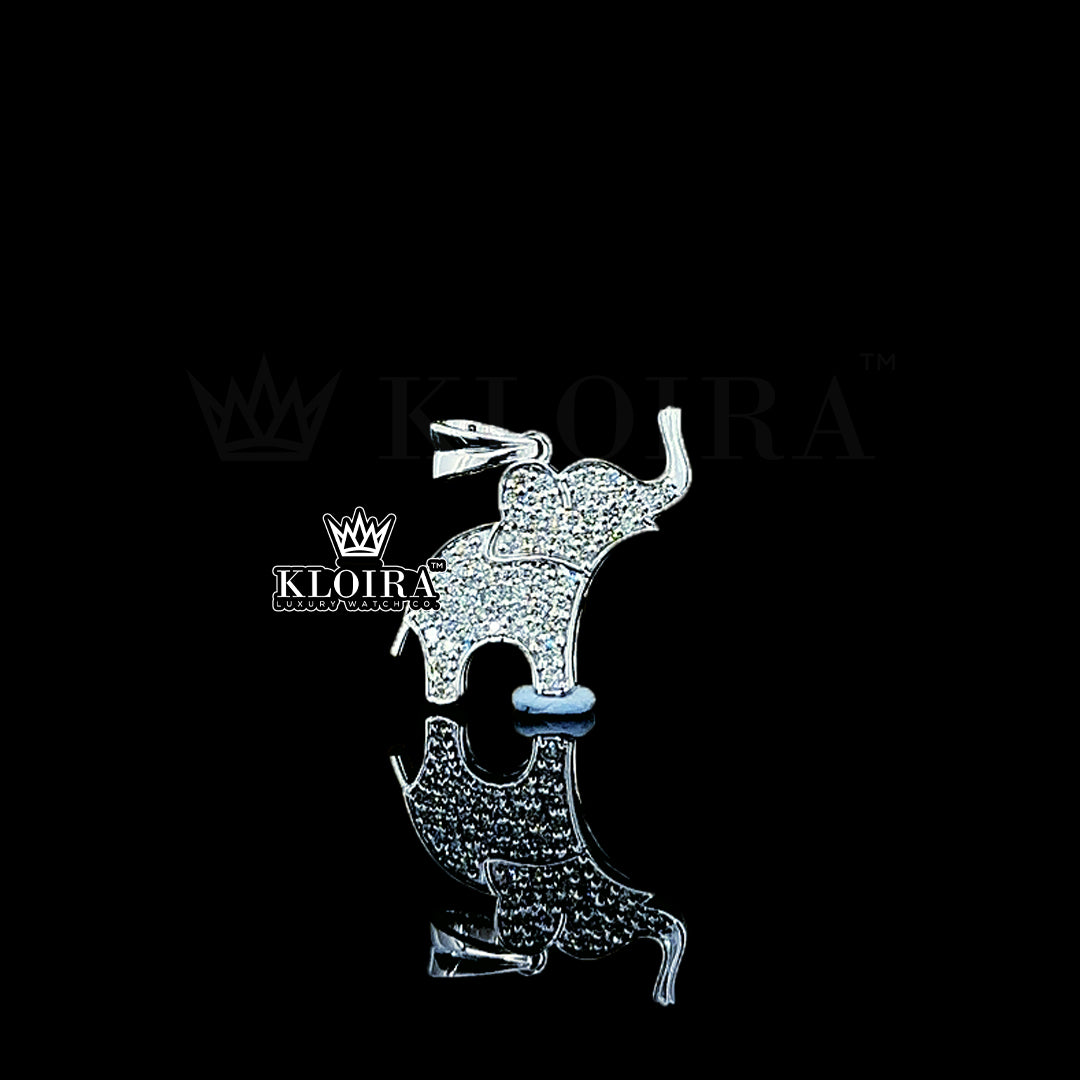 Majestic Elephant Grace Pendant Front