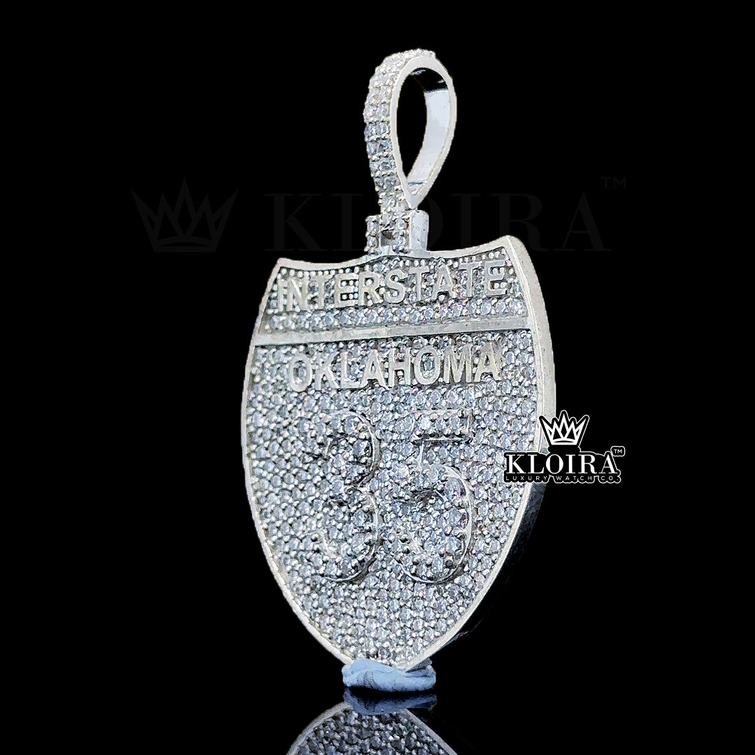 Oklahoma Iced Medallion Front