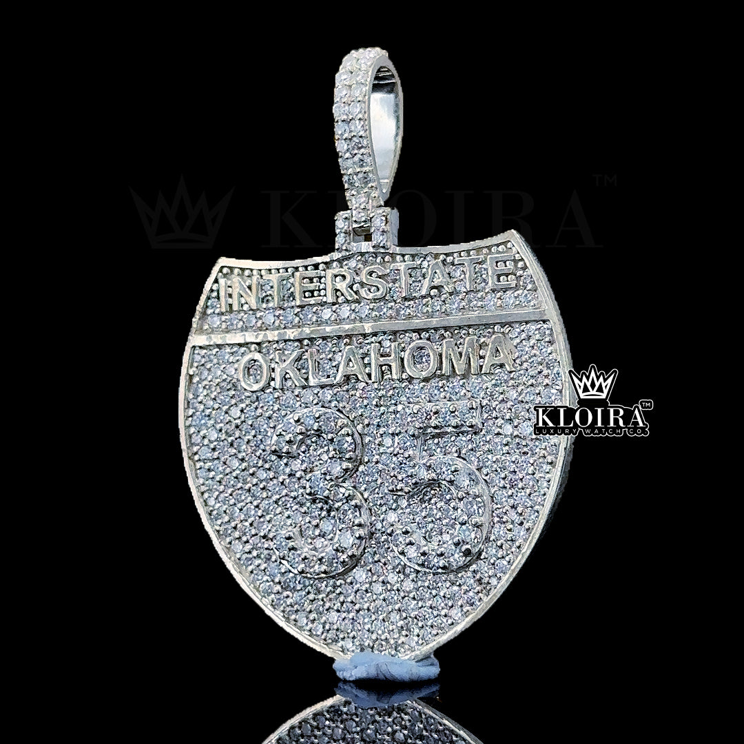 Oklahoma Iced Medallion Front