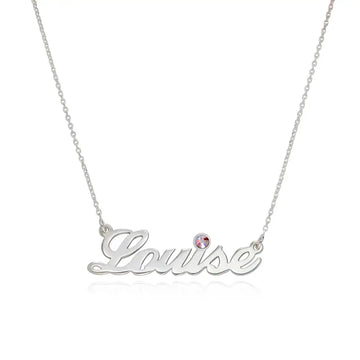 Personalized Cursive Name Pendant in 14K Gold