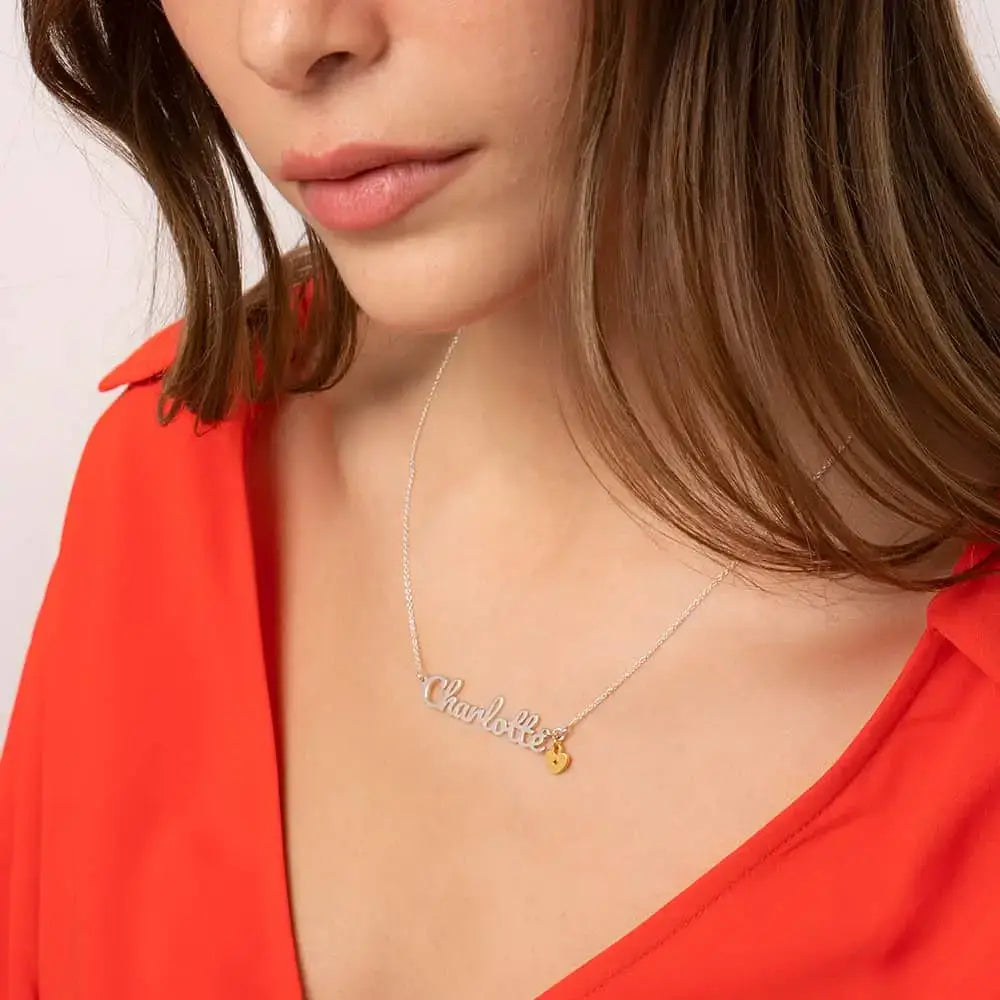 Personalized Script Name Pendant Necklace in 14K Gold