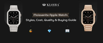 moissanite Apple Watch styles cost quality and buying guide with iced out designs