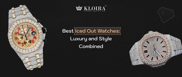 Iced out watches crafted for elegance comfort and long lasting sparkle