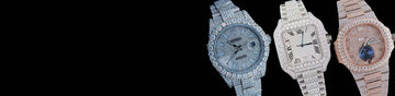 Iced out watch