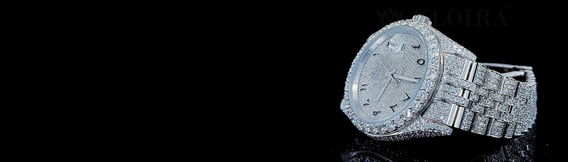 Rolex iced out Watch