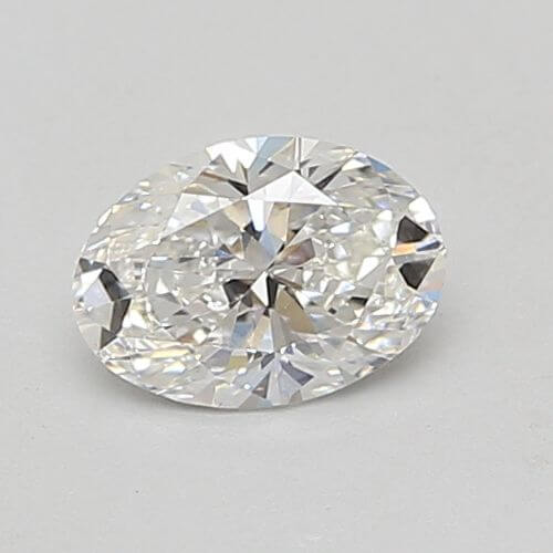 0.70 Carat F VS1 Oval  Lab Diamond Front