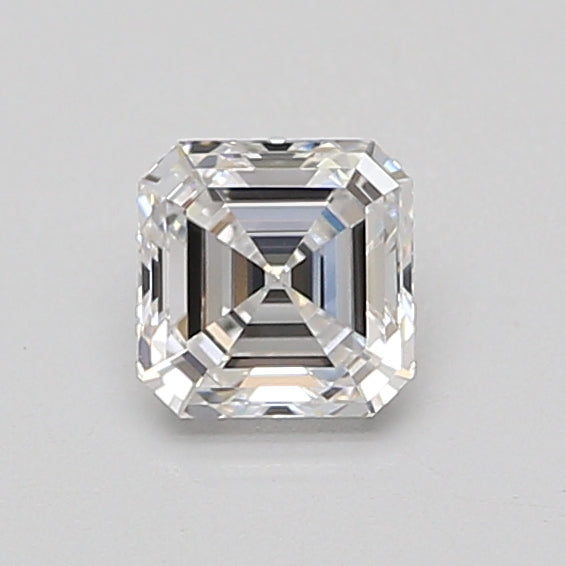 0.77 Carat E VVS2 Asscher Lab Diamond Front