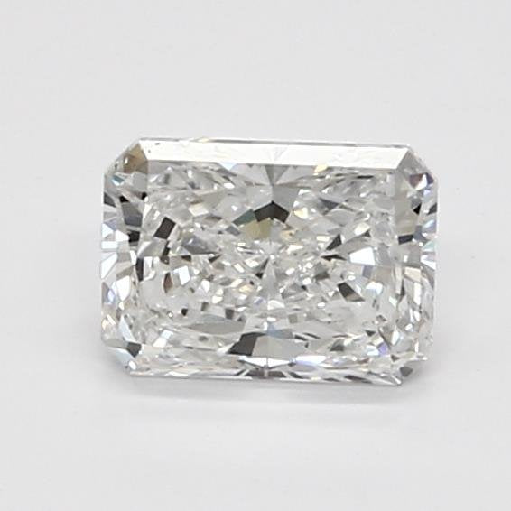 0.86 Carat F VS1 Radiant Lab Diamond Front