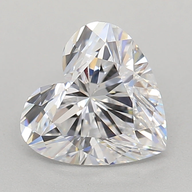 1.00 Carat D IF Heart Lab Diamond Front