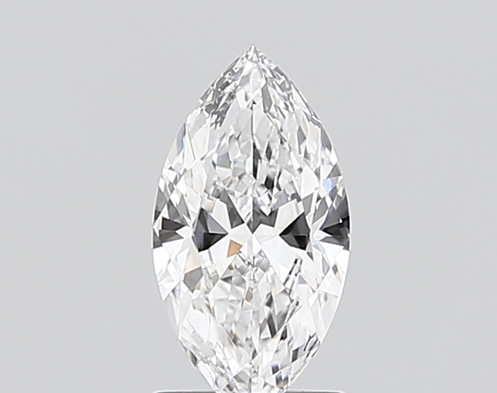 1.00 Carat D IF Marquise Lab Diamond Front