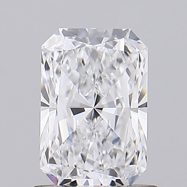 1.00 Carat D IF Radiant Lab Diamond Front