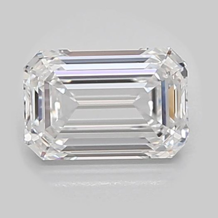 1.00 Carat D VVS1 Emerald Lab Grown Diamond Front