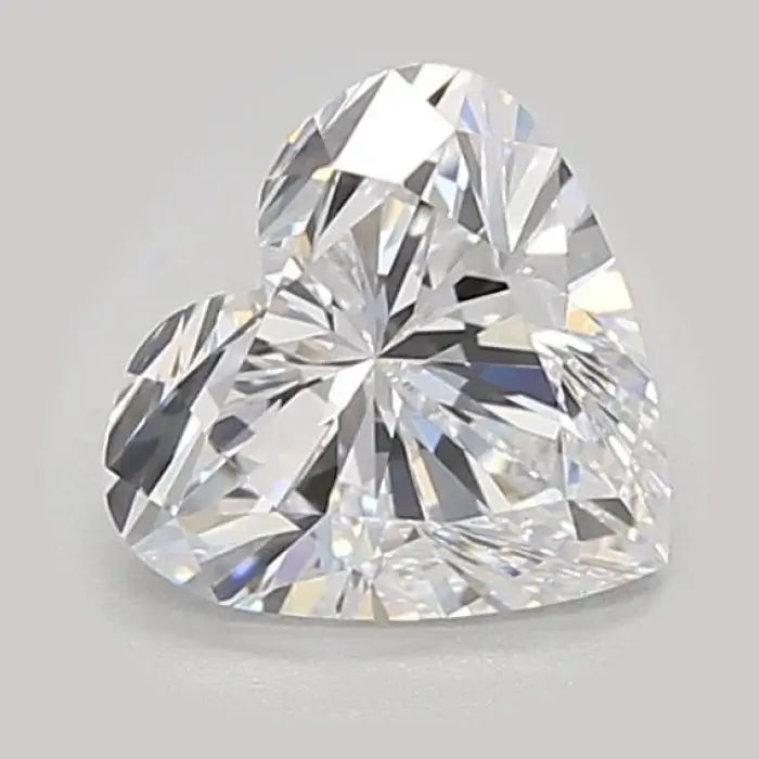 1.00 Carat D VVS1 Heart Lab Diamond Front