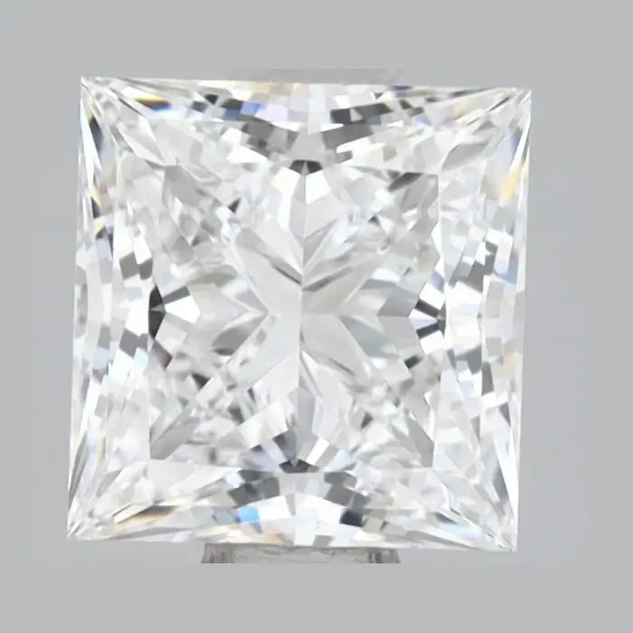 1.00 Carat D VVS1 Princess Lab Grown Diamond Front