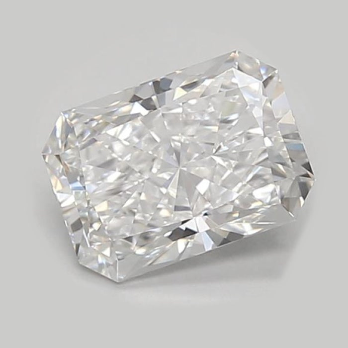 1.00 Carat D VVS1 Radiant Lab Grown Diamond Front