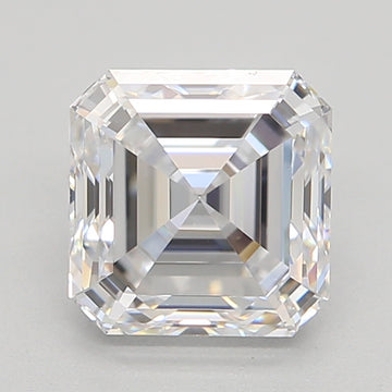 1.00 Carat D VVS2 Asscher Lab Diamond Front