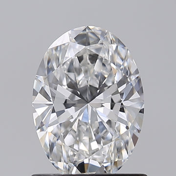 1.00 Carat D VVS2 Oval Lab Diamond
Front