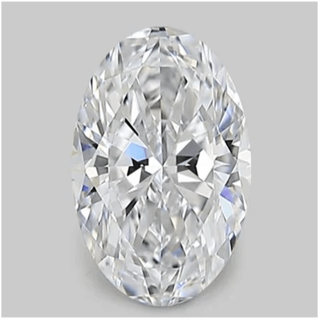 1.10 Carat E VS1 Oval Lab Diamond Front