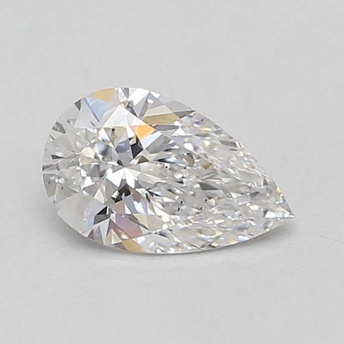 1.10 Carat E VS2 Pear Lab Diamond Front