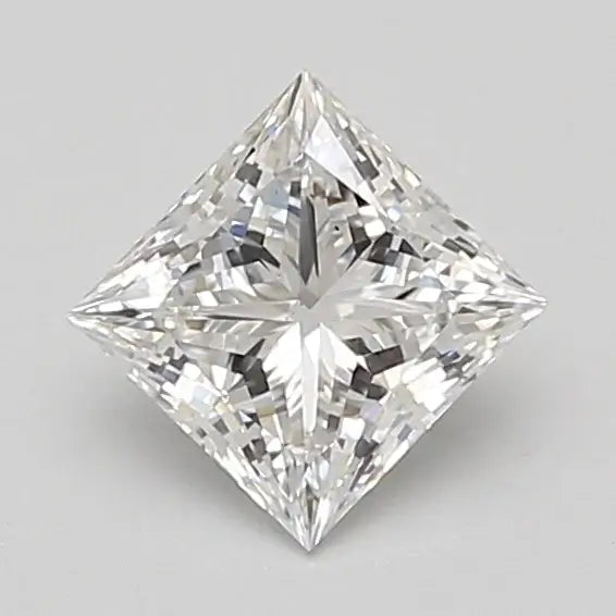 1.10 Carat E VS2 Princess  Lab Diamond Front