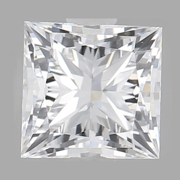 1.12 Carat D VS1 Princess Lab Grown Diamond Front