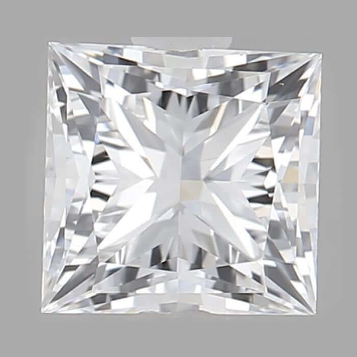 1.12 Carat D VS1 Princess Lab Grown Diamond Front