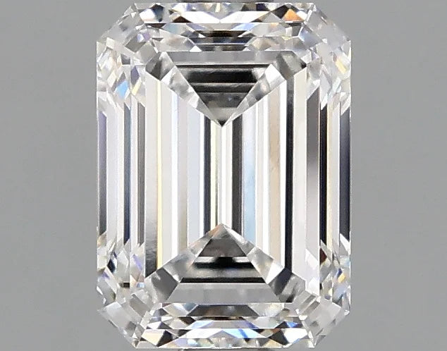 1.40 Carat E VVS1 Emerald Lab Grown Diamond Front