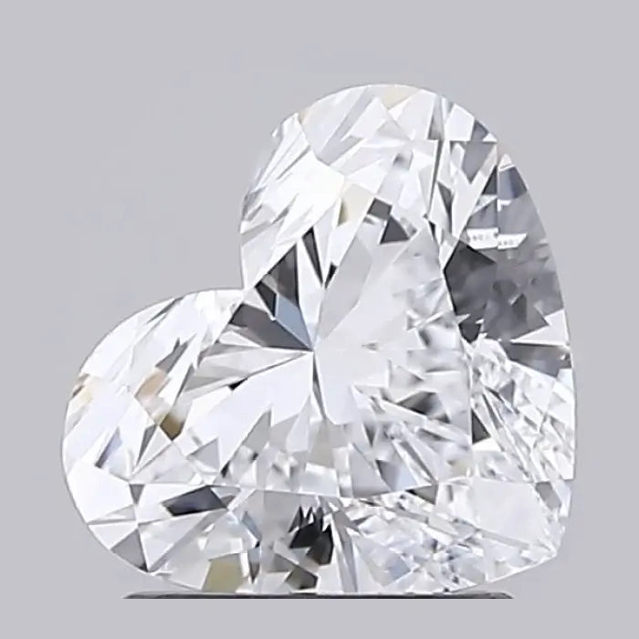 1.41 Carat D VVS1 Heart Lab Grown Diamond Front