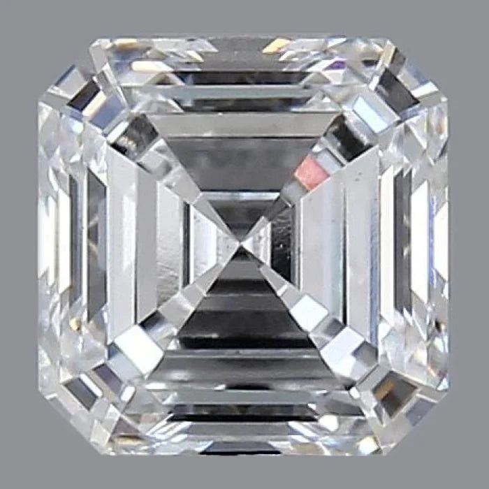 1.50 Carat D VS1 Asscher Lab Grown Diamond Front