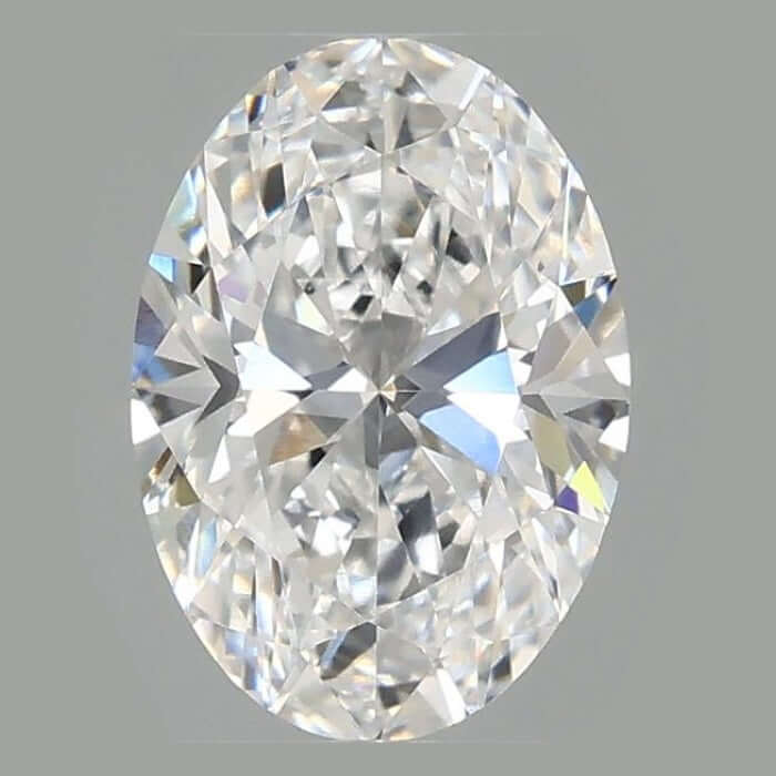 1.50 Carat D VS1 Oval Lab Diamond Front