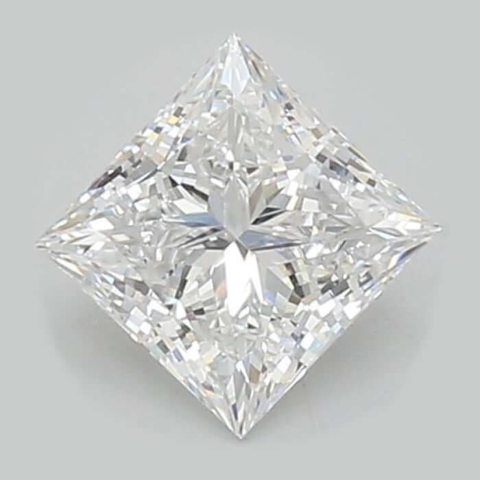 1.50 Carat D VS1 Princess Lab Diamond Front
