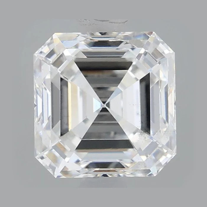 1.50 Carat E VS2 Asscher Lab Diamond Front