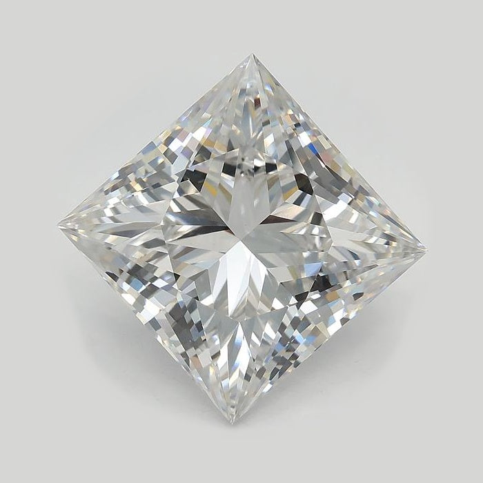10.00 Carat E VS1 Princess Lab Diamond Front