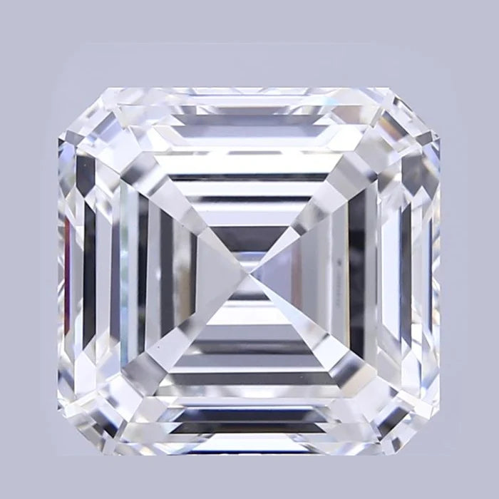 10.00 Carat F VS1 Asscher Lab Diamond Front