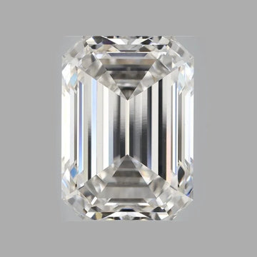 10.00 Carat F VS1 Emerald Lab Diamond Front