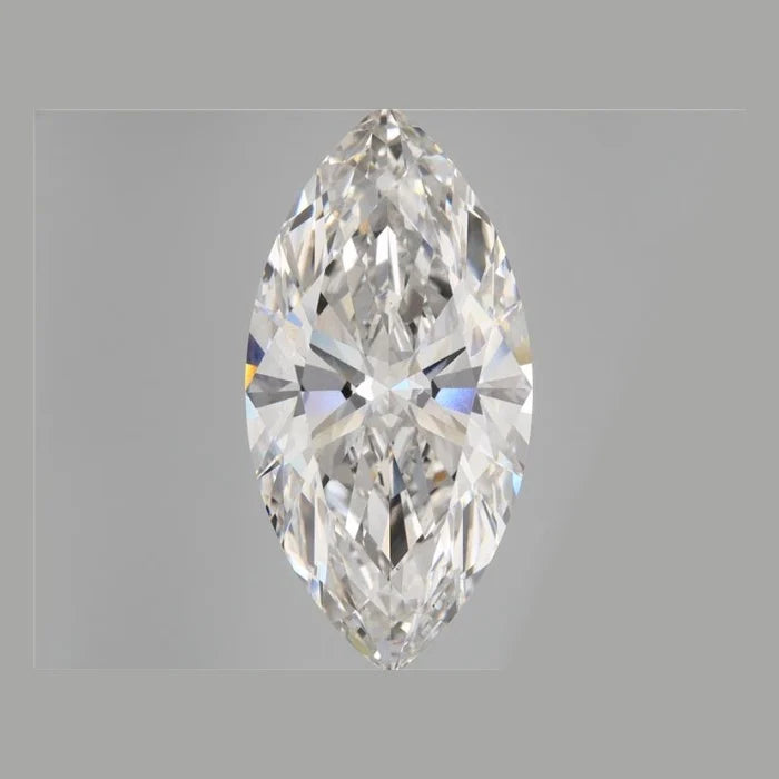10.00 Carat F VS1 Marquise Lab Diamond Front