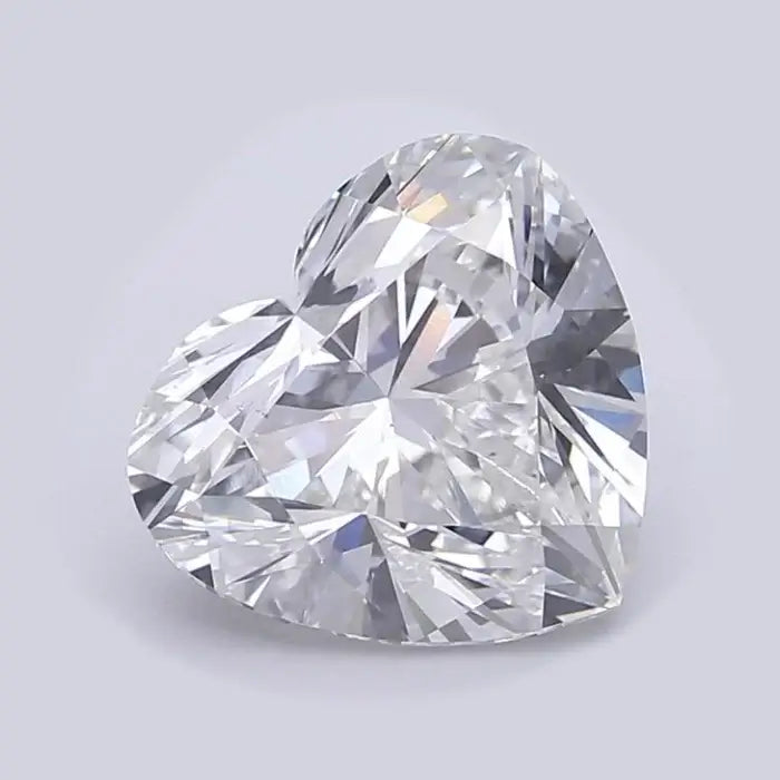 10.00 Carat F VS2 Heart Lab Diamond Front