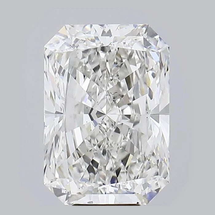 10.00 Carat F VS2 Radiant Lab Diamond Front