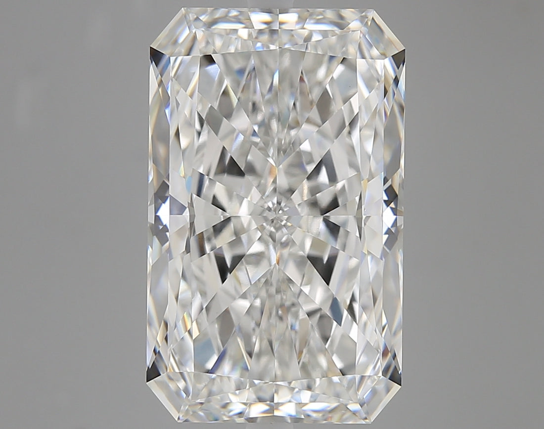 10.08 Carat E VVS2 Radiant Lab Diamond Front