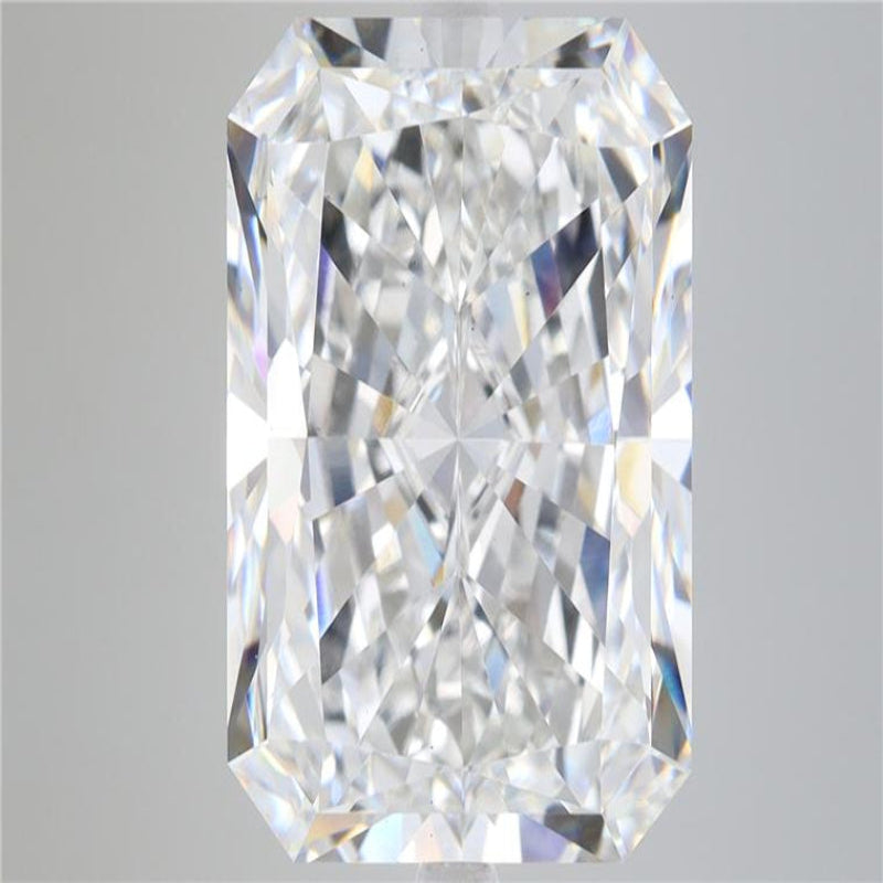 11.00 Carat F VS1 Radiant Lab Diamond Front
