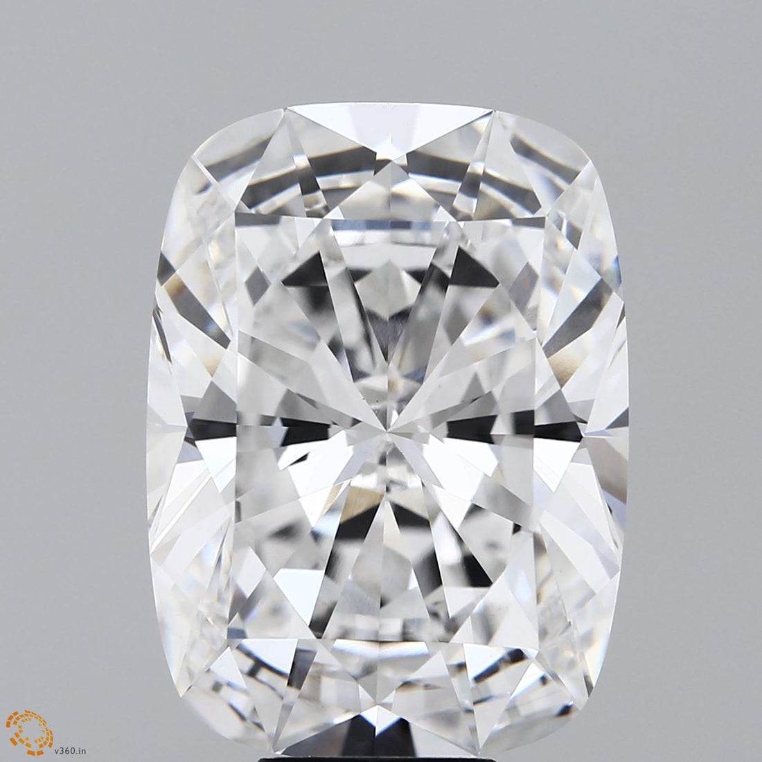 11.08 Carat F VVS2 Cushion Lab Diamond Front