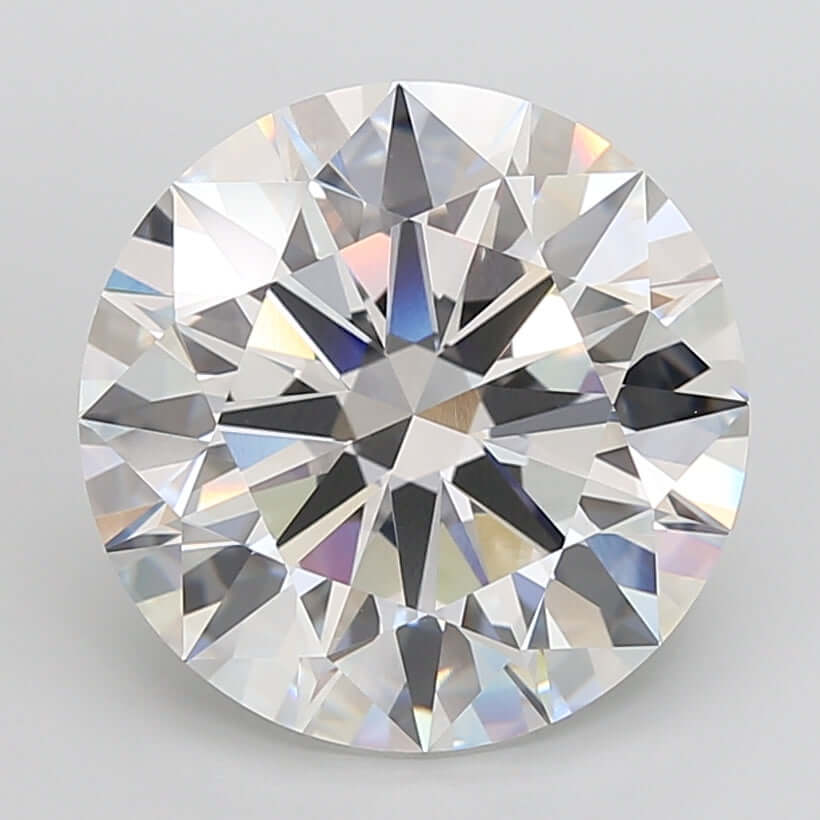 11.09 Carat E VVS2 Round Lab Diamond Front