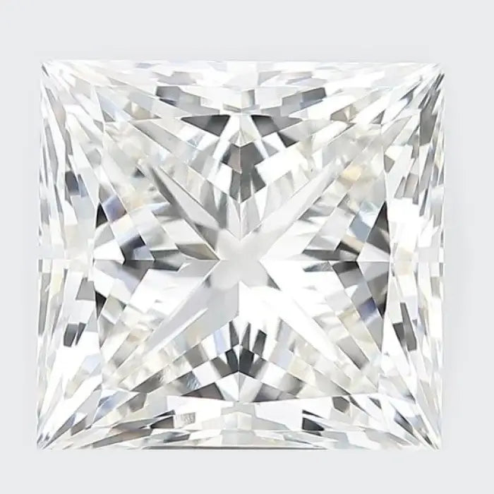 11.09 Carat F VVS2 Princess Lab Diamond Front