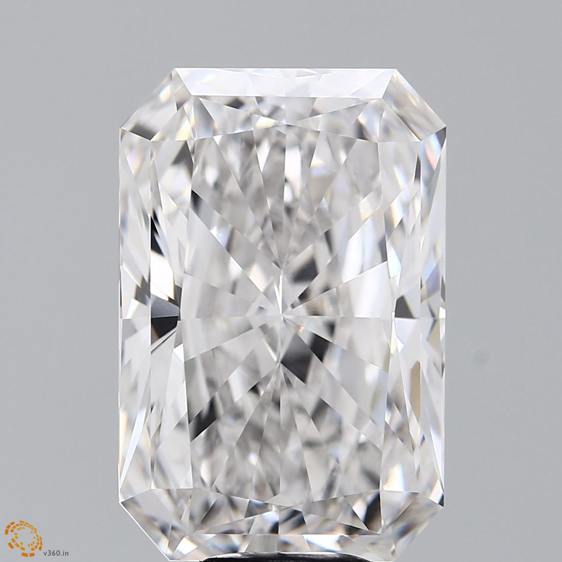 11.20 Carat F VVS2 Radiant Lab Diamond Front