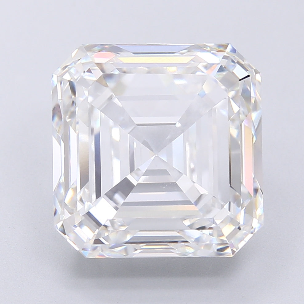 11.27 Carat E VVS2 Asscher Lab Diamond Front